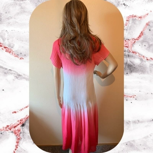 𝅺jenny T Pleated Ombre Dress - Picture 2 of 4